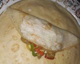 A picture of step 6 of Chicken Stuffed Crepes.