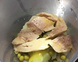 Foto del paso 5 de la receta: Papilla con guisantes y pollo 🥣🍗🥔