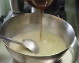 A picture of step 6 of Honey glazed Kiwi Thandai.