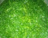 A picture of step 2 of Spinach Mukimo.