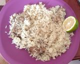 A picture of step 10 of Chicken pilau.