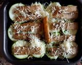 Foto del paso 4 de la receta: "Pastel" de zucchini y seitán. ♻️