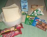 Foto langkah ke 1 dari resep Setup Roti Coklat Milo Keju.