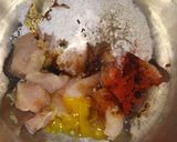 A picture of step 1 of Chicken Chilli.