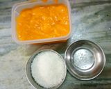 A picture of step 3 of #Mango jam.