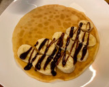 Foto del paso 4 de la receta: Crepes sin lactosa con plátano y chocolate negro