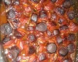A picture of step 2 of Baked Beanie Wienie.