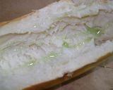 Foto del paso 2 de la receta: Canoas de pollo, tomate y pickles