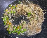 A picture of step 1 of Chole kulche.