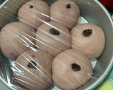 A picture of step 7 of Purple Sweet Potatoes Bread with butter&milk filling.