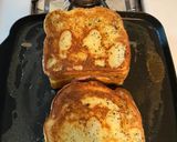 A picture of step 2 of Savory French Toast Sandwich.