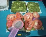 A picture of step 3 of Sandwich Without Fire.
