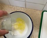 A picture of step 12 of Frieda’s Rhubarb Cake.