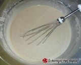A picture of step 2 of Kasopita or Doughpie from Ioannina.