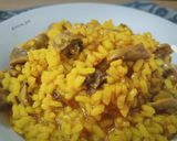 Foto del paso 7 de la receta: Arroz meloso con mollejas de pollo y boletus