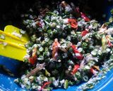 Foto langkah ke 3 dari resep Bothok Teri Kacang Panjang Kelapa Muda.