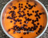 A picture of step 5 of Orange chocolate brownie cake.