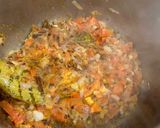 A picture of step 1 of Moth bean pulav.