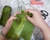 Foto langkah ke 5 dari resep Takir Persegi panjang.