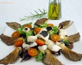 Foto del paso 5 de la receta Ensalada templada de pollo, con trufa negra