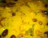 A picture of step 7 of Pakora kadhi.