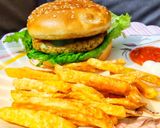 A picture of step 5 of Chicken burgers.
