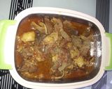 A picture of step 7 of Offal pepper soup.