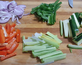 Foto del paso 1 de la receta: Bacalao con verduras en salsa de soja