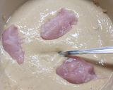 Vöröslencse pürében forgatott csirkemellérmek recept fázis 4 fotója