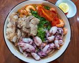 Hình bước làm 7 của món Bún hải sản đơn giản