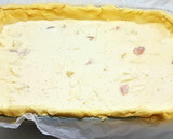 Foto del paso 8 de la receta: Quiche de mozzarella y gouda con dados de sajonia