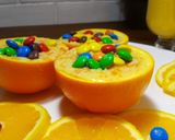 Фото кроку 3 до Молочный суп с тыквой и M&M'S в апельсине.