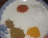 A picture of step 2 of Lahori chicken karae.