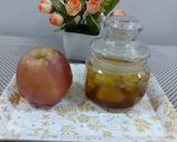 A picture of step 6 of Apple with jaggery murabba.