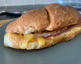 A picture of step 1 of Prosciutto and Cheese Croissant.