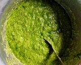A picture of step 2 of Palak Uttapam.