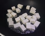 A picture of step 1 of Matar Paneer Malai (No Onion No Garlic).