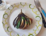 Foto del paso 3 de la receta Berenjenas rellenas en abanico