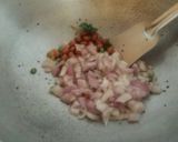A picture of step 2 of Veg Poha.