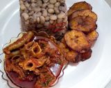 A picture of step 6 of Cubed cooked beans wt assorted stew.