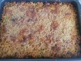 Pasticcio di anellini broccoli e salsiccia