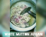 A picture of step 2 of White Mutton Afgani.