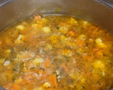 Foto del paso 5 de la receta: Sopa de coliflor y calabaza con jamón