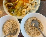 A picture of step 1 of Oatmeal with Fruit.