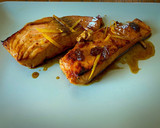 Foto del paso 5 de la receta: Salmón con naranja, pasas y nueces