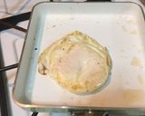 A picture of step 7 of Kimchi Ramen Burger.