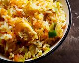Foto del paso 8 de la receta: Exquisito arroz con pollo y calabaza (zapallo) SÚPER ECONÓMICO, sabrosísimo y rápido!