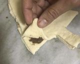 A picture of step 12 of Nutella Christmas Tree Bread.