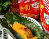 Gambar langkah 4 resipi Pepes Ayam Mee Segera.