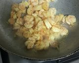 A picture of step 2 of Prawn Masala.